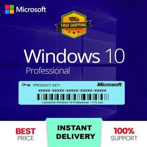 WINDOWS 10 PRO KEY 32 & 64 BIT ACTIVATION